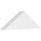 Ekena Millwork Saratoga Architectural Grade PVC Gable Bracket, 36"W x 12"H x 4"D x 6"F, 8/12 Pitch GBP036X12X0406SAR00 - alternate 1